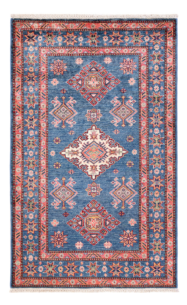 Alfombra Ziegler - Kazak - 157 x 98 cm - azul