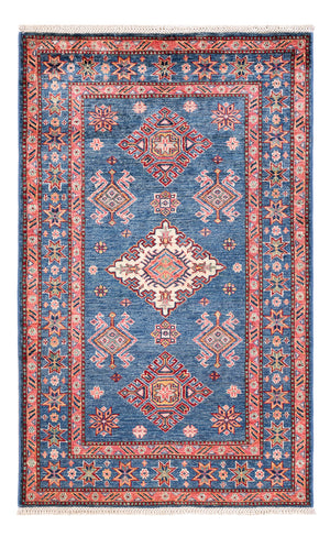 Alfombra Ziegler - Kazak - 157 x 98 cm - azul