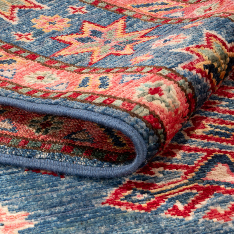 Alfombra Ziegler - Kazak - 157 x 98 cm - azul