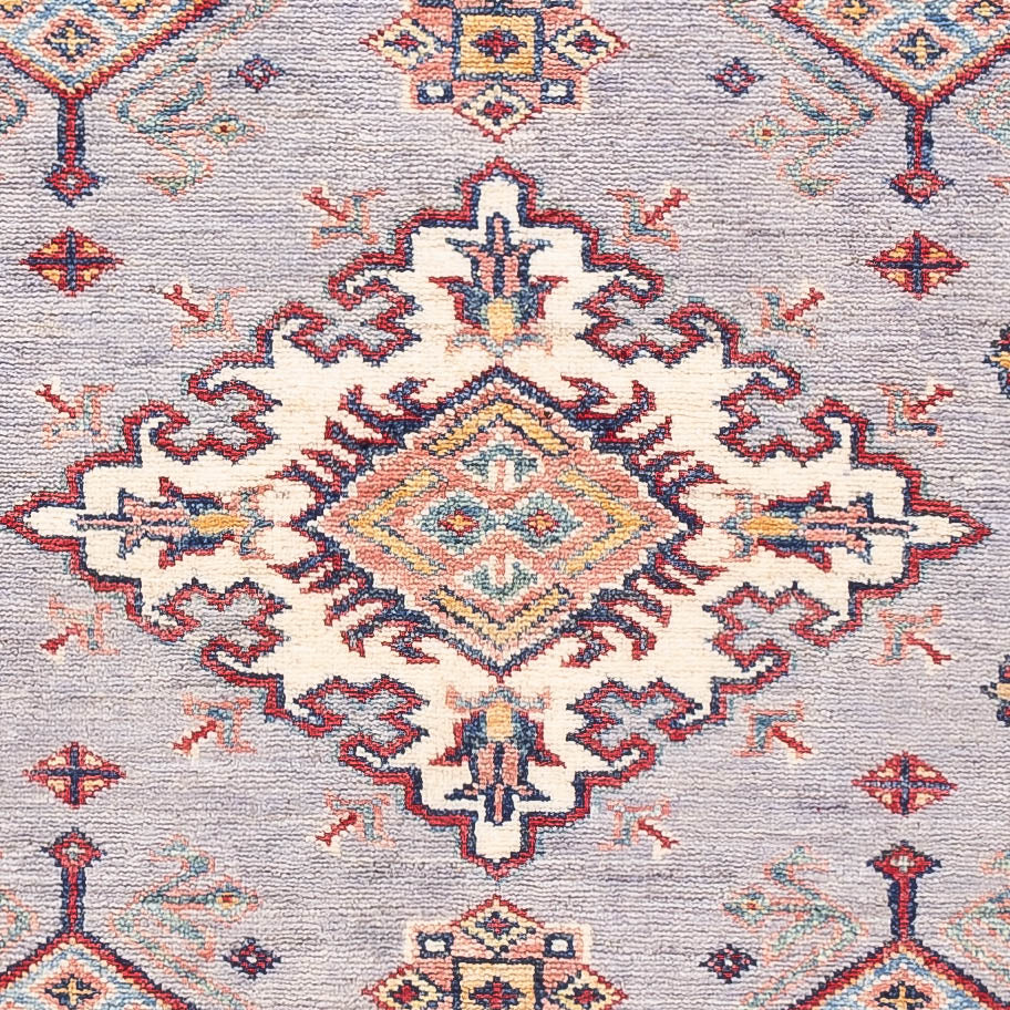 Alfombra Ziegler - Kazak - 147 x 100 cm - azul claro