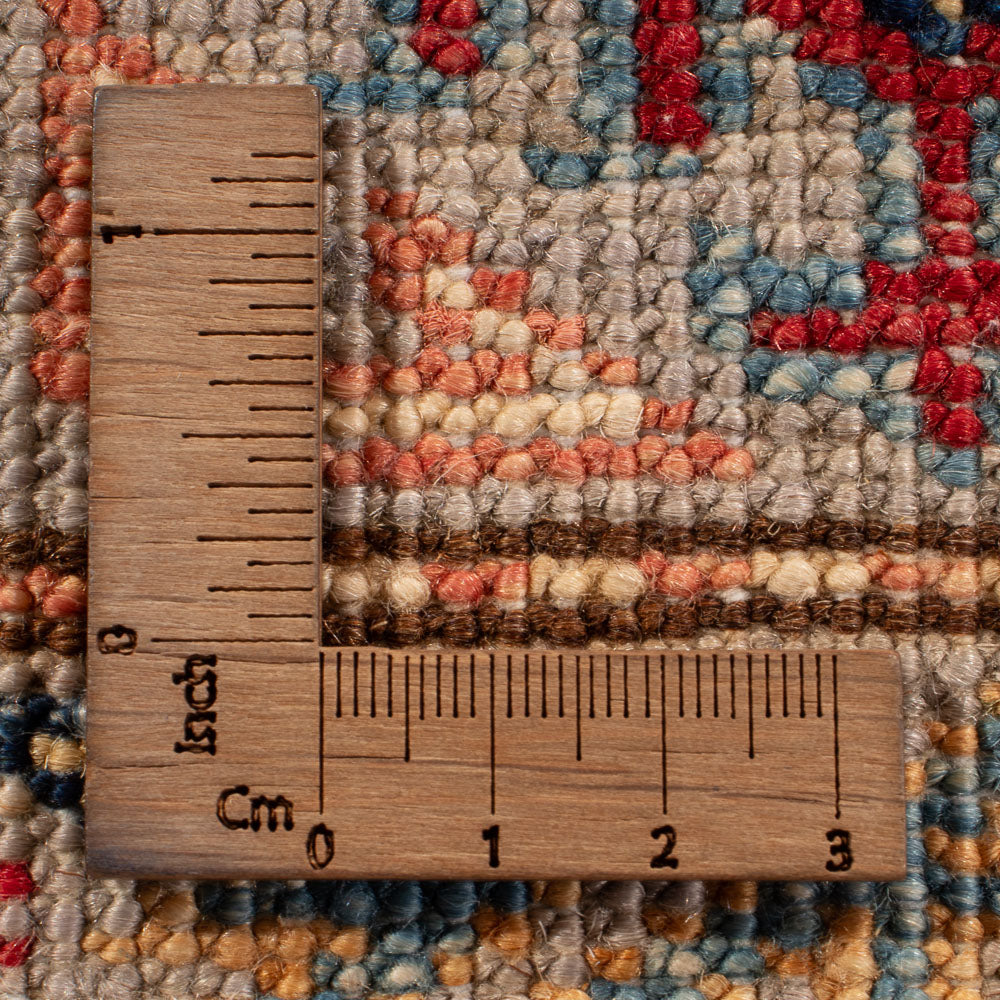 Alfombra Ziegler - Kazak - 147 x 100 cm - azul claro