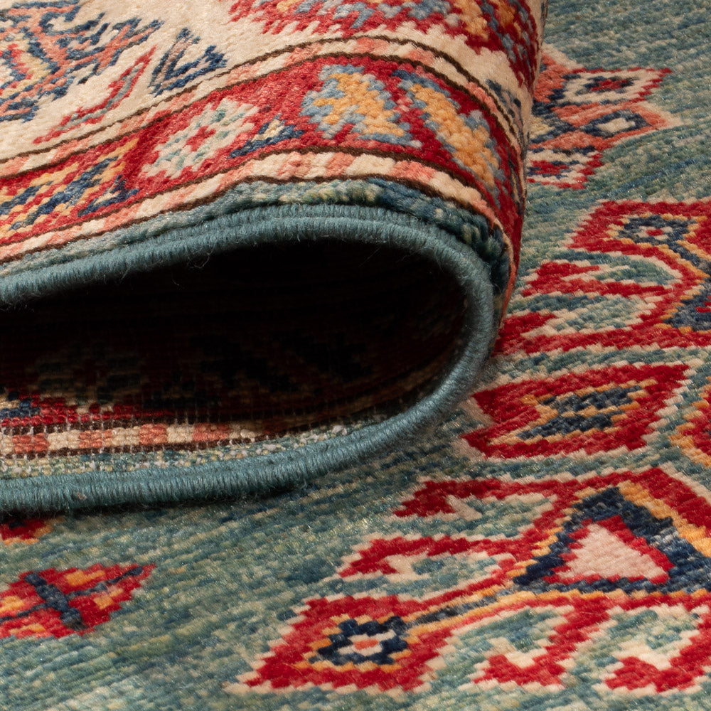 Alfombra Ziegler - Kazak - 146 x 99 cm - verde