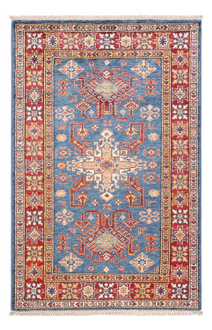 Alfombra Ziegler - Kazak - 154 x 99 cm - azul