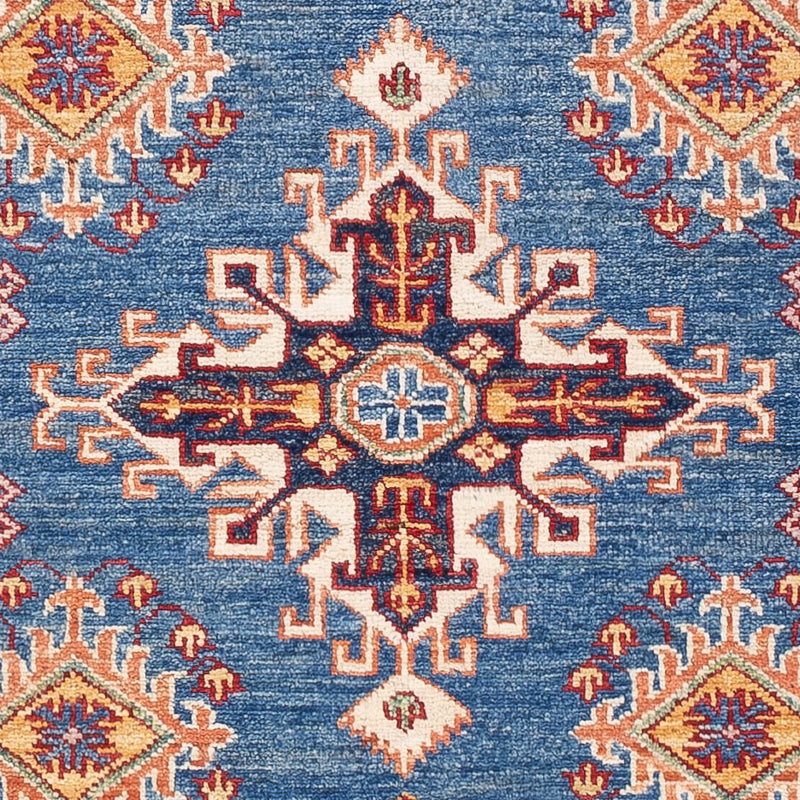 Alfombra Ziegler - Kazak - 158 x 97 cm - azul
