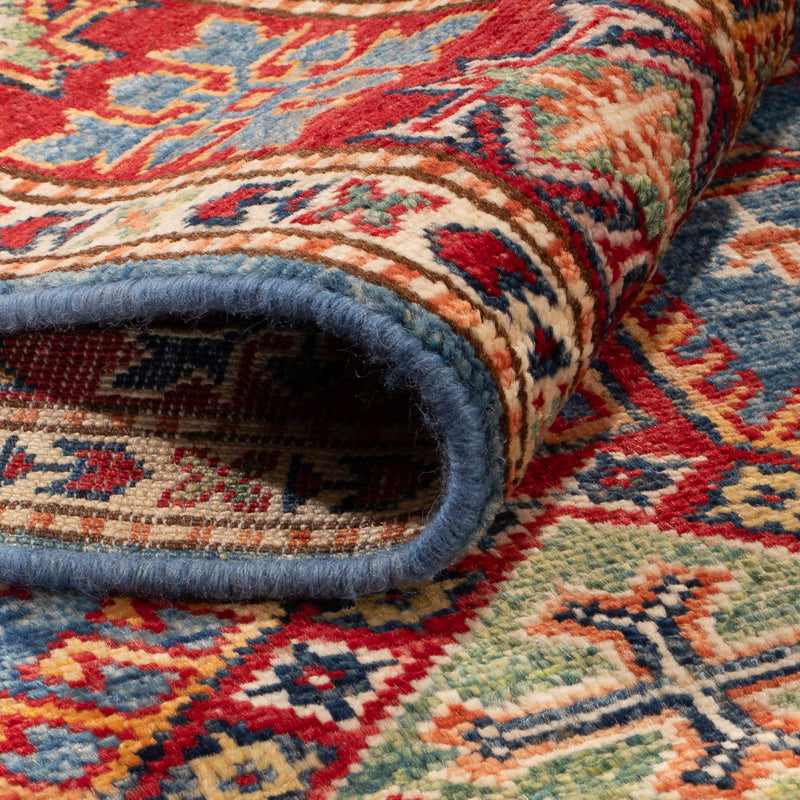 Alfombra Ziegler - Kazak - 158 x 97 cm - azul