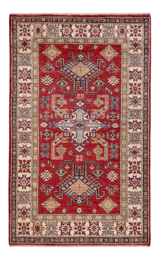 Alfombra Ziegler - Kazak - 157 x 98 cm - rojo