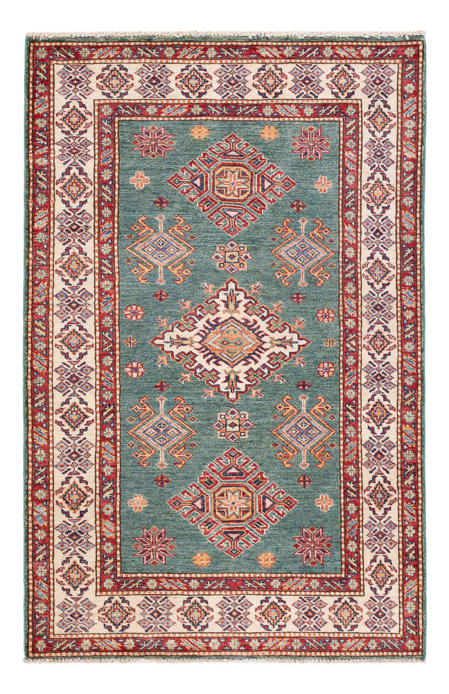 Alfombra Ziegler - Kazak - 152 x 100 cm - verde