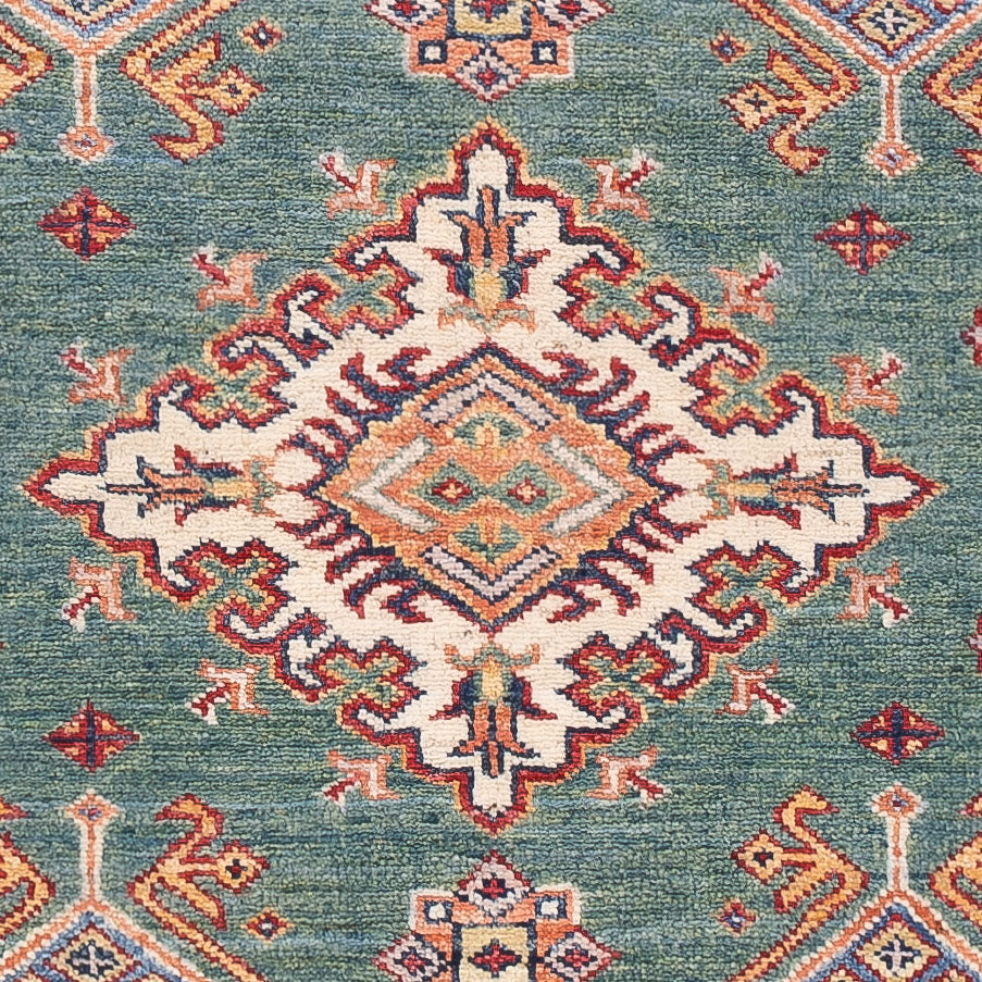 Alfombra Ziegler - Kazak - 152 x 100 cm - verde