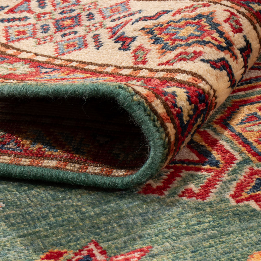 Alfombra Ziegler - Kazak - 152 x 100 cm - verde