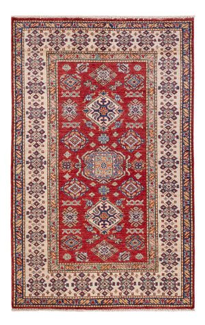 Alfombra Ziegler - Kazak - 150 x 96 cm - rojo