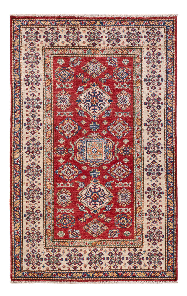 Alfombra Ziegler - Kazak - 150 x 96 cm - rojo