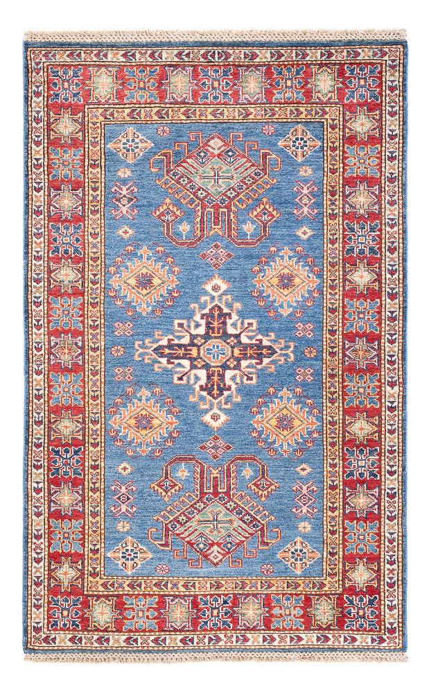 Alfombra Ziegler - Kazak - 158 x 100 cm - azul
