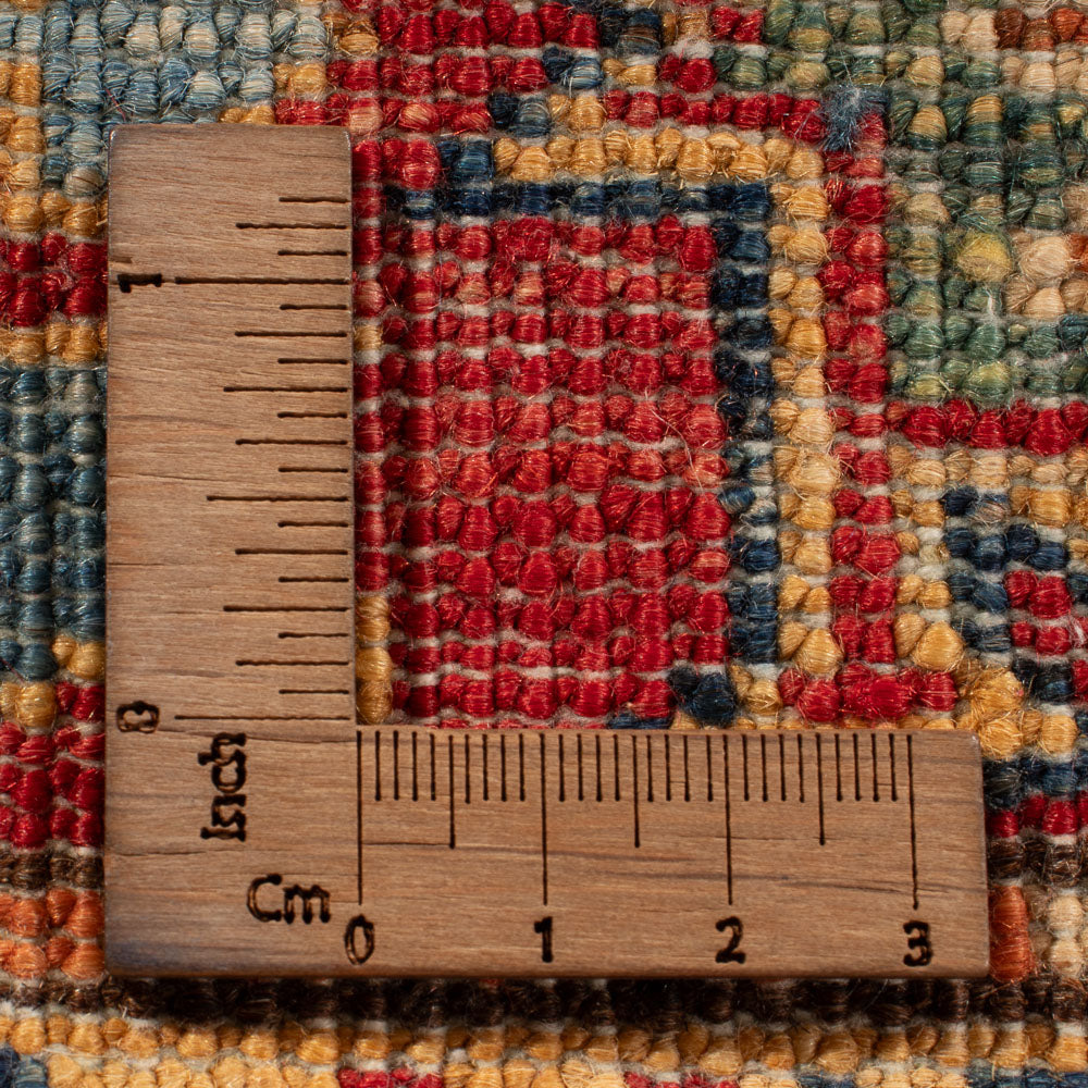 Alfombra Ziegler - Kazak - 158 x 100 cm - azul