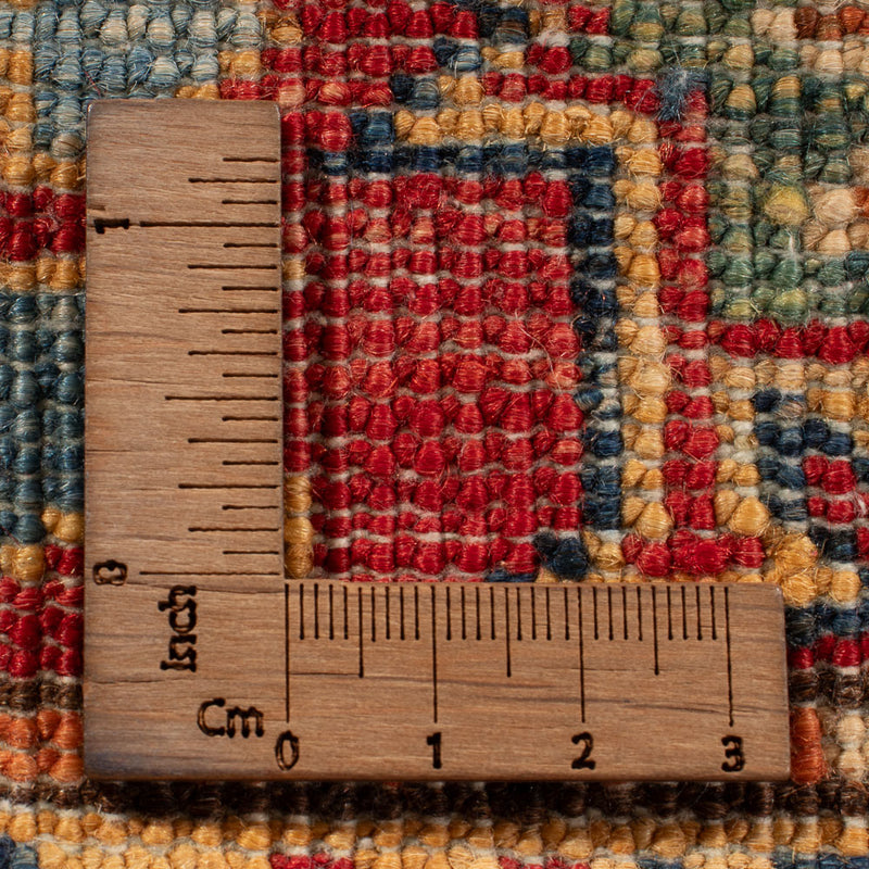 Alfombra Ziegler - Kazak - 158 x 100 cm - azul