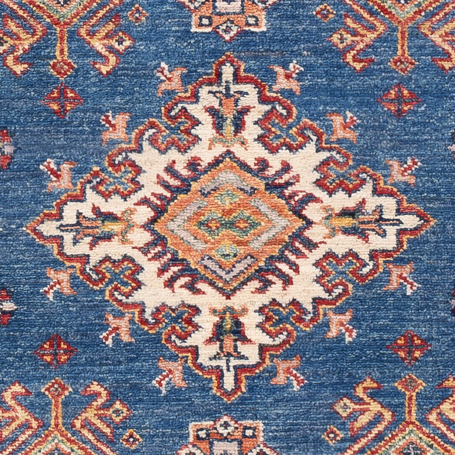 Alfombra Ziegler - Kazak - 152 x 96 cm - azul