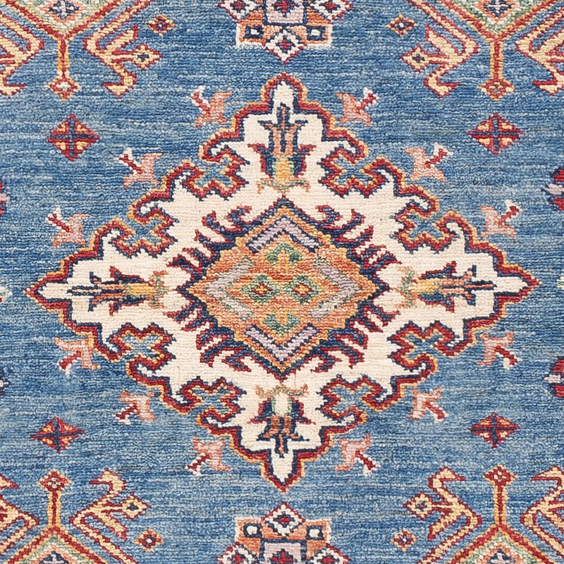 Alfombra Ziegler - Kazak - 150 x 95 cm - azul