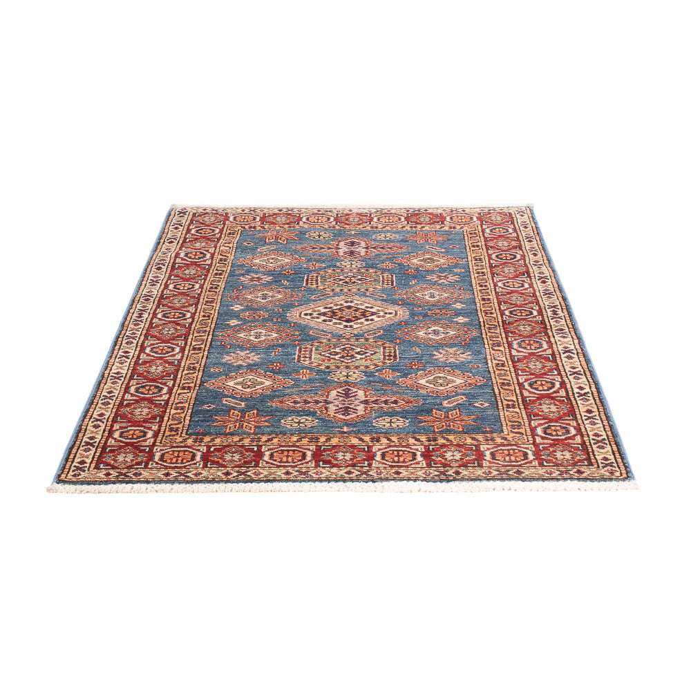 Alfombra Ziegler - Kazak - 155 x 99 cm - azul