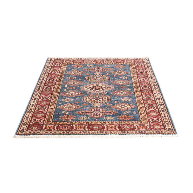 Alfombra Ziegler - Kazak - 155 x 99 cm - azul