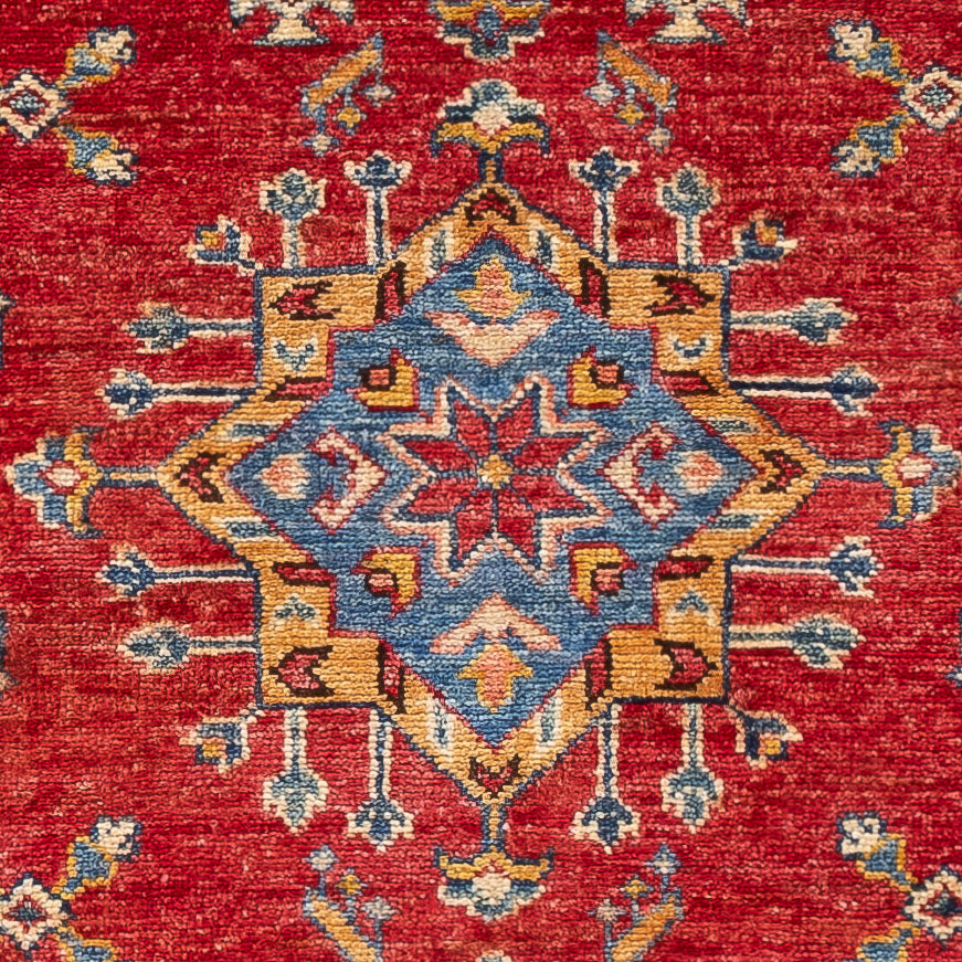 Alfombra Ziegler - Kazak - 150 x 85 cm - rojo