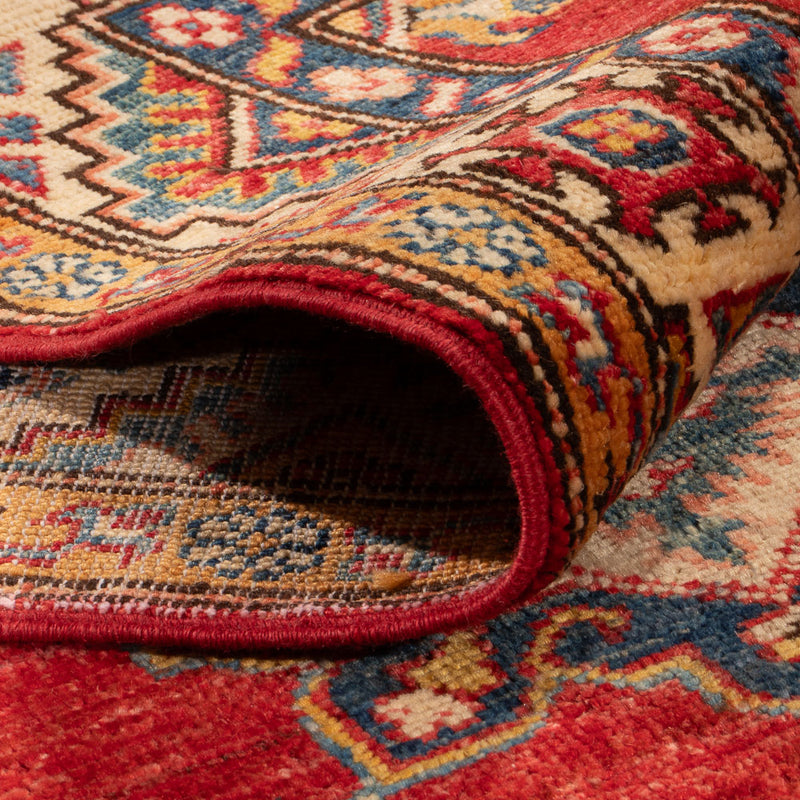 Alfombra Ziegler - Kazak - 150 x 85 cm - rojo