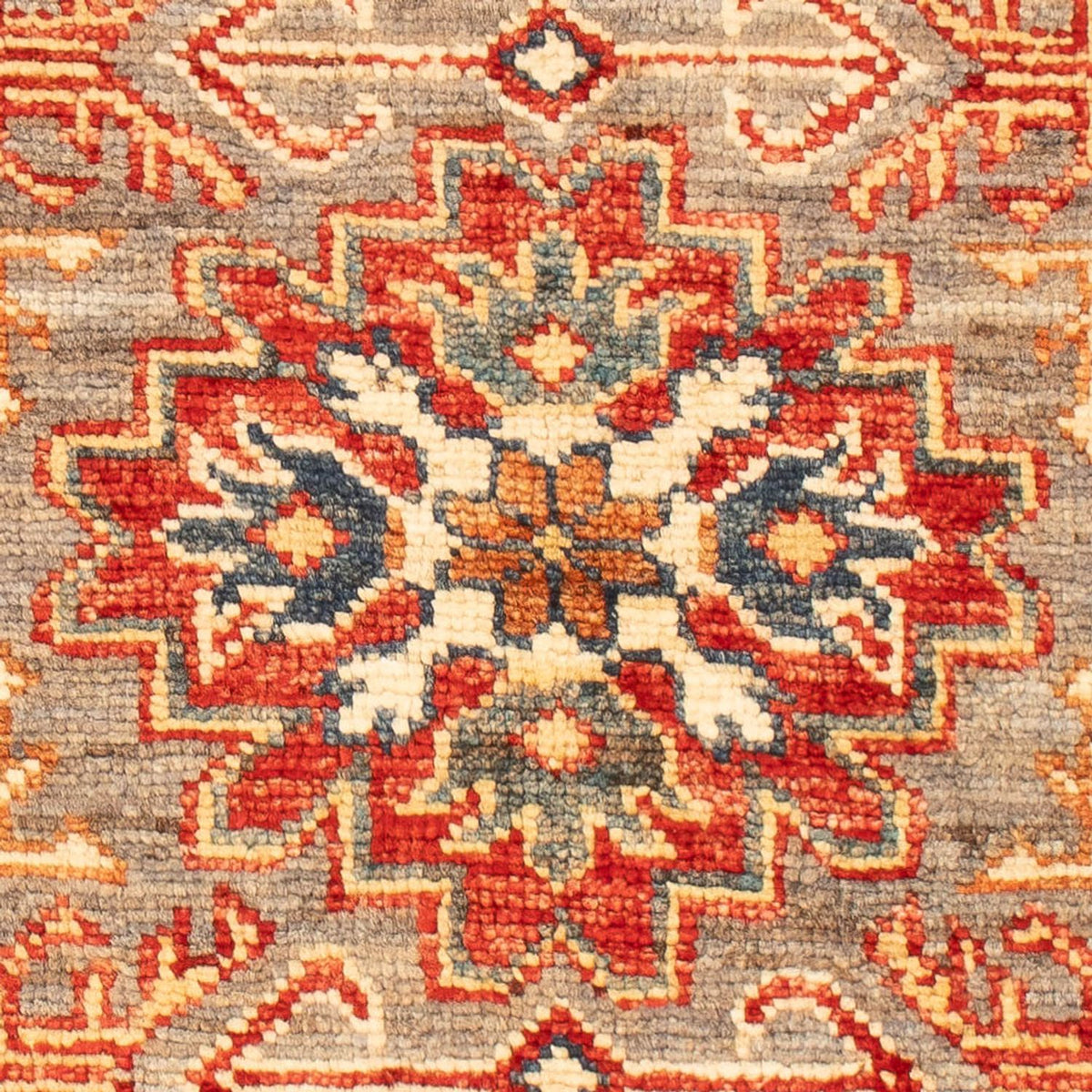 Alfombra Ziegler - Kazak - Real - 94 x 58 cm - beige oscuro