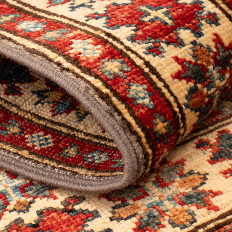 Alfombra Ziegler - Kazak - Real - 94 x 58 cm - beige oscuro