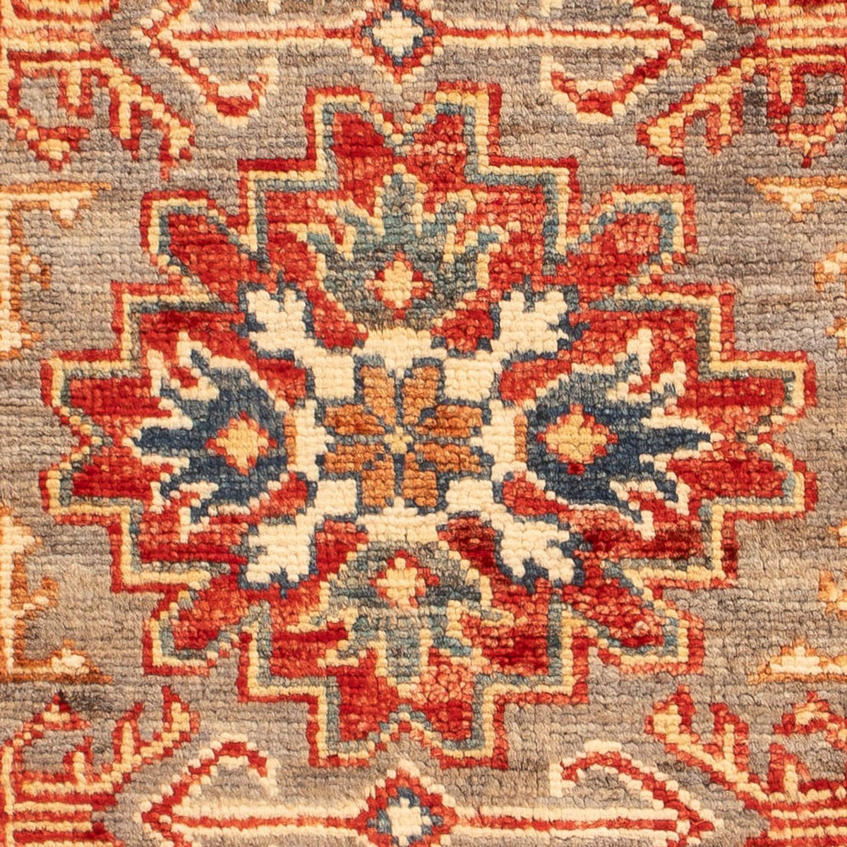 Alfombra Ziegler - Kazak - Real - 94 x 59 cm - beige oscuro