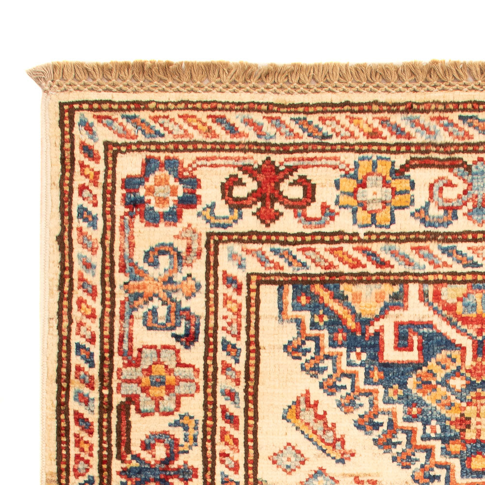 Alfombra Ziegler - Kazak - Real - 92 x 57 cm - beige claro
