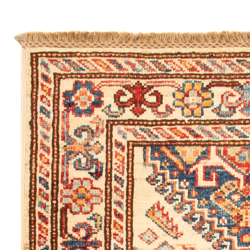 Alfombra Ziegler - Kazak - Real - 92 x 57 cm - beige claro