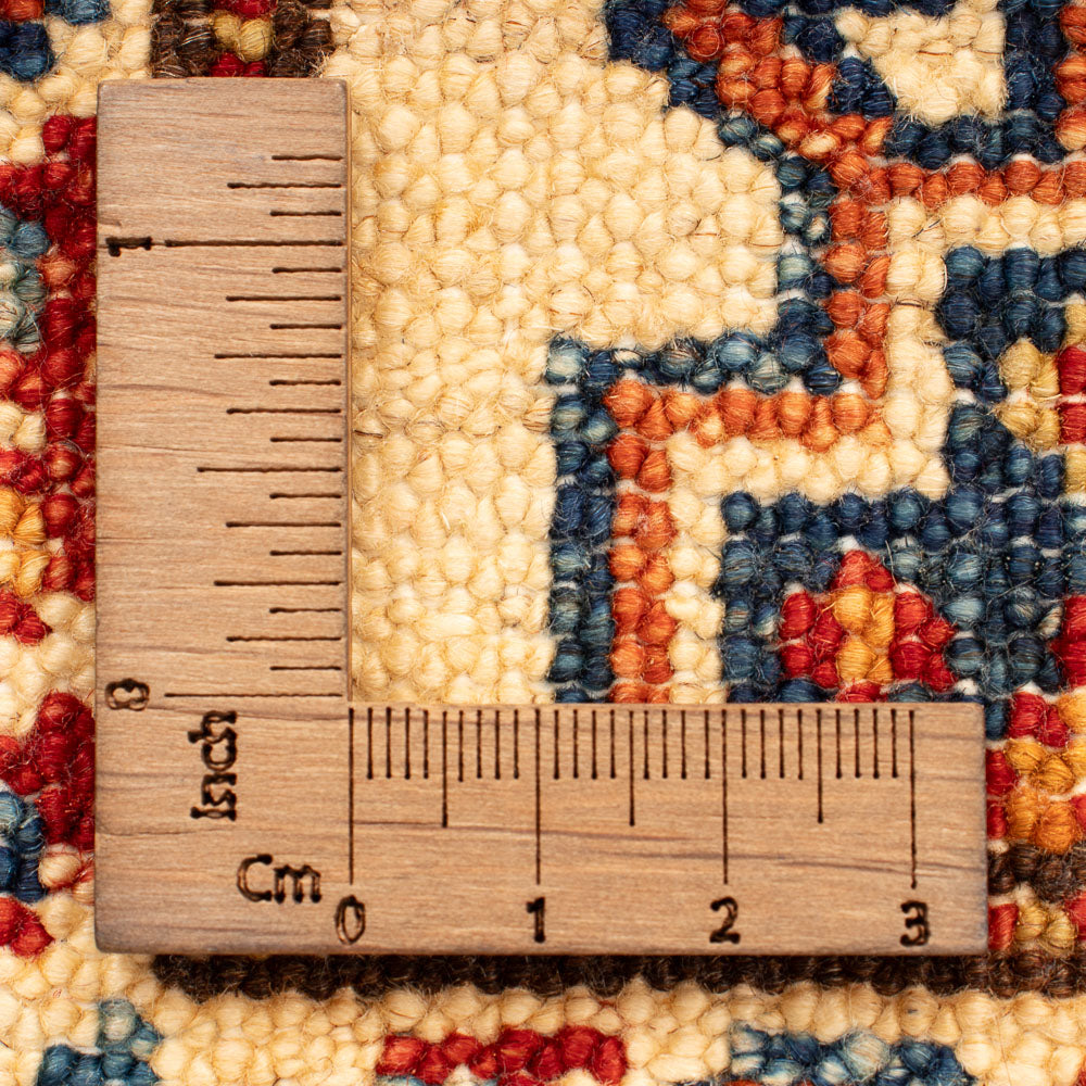 Alfombra Ziegler - Kazak - Real - 92 x 57 cm - beige claro