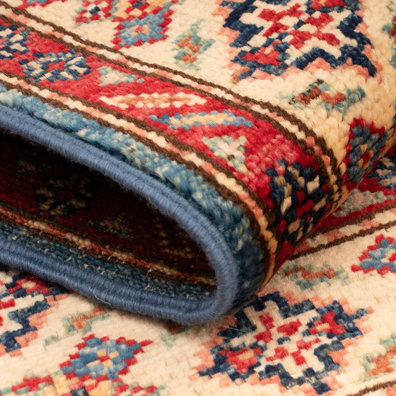 Alfombra Ziegler - Kazak - Real - 92 x 62 cm - azul claro