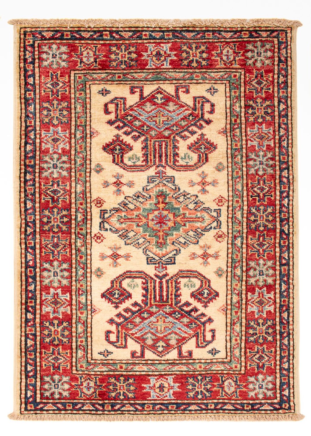 Alfombra Ziegler - Kazak - Real - 88 x 62 cm - beige
