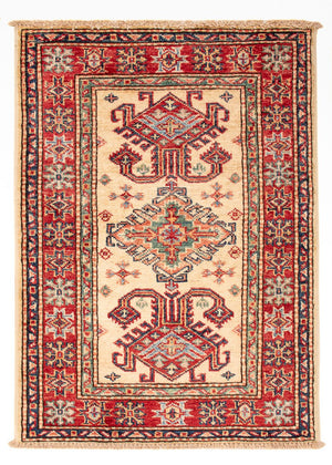 Alfombra Ziegler - Kazak - Real - 88 x 62 cm - beige