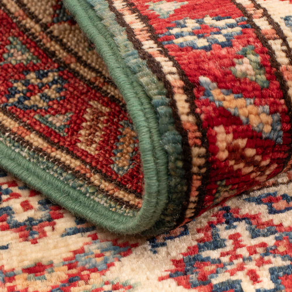 Alfombra Ziegler - Kazak - Real - 90 x 60 cm - verde