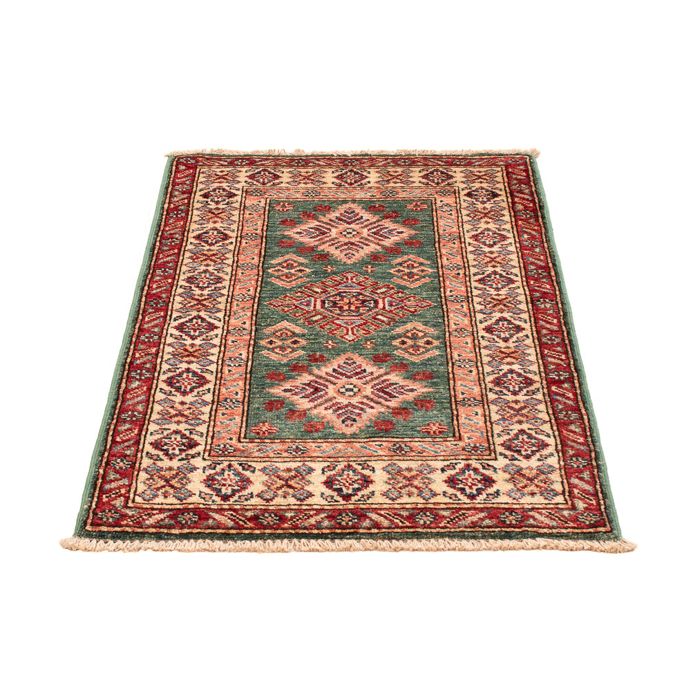 Alfombra Ziegler - Kazak - Real - 90 x 60 cm - verde