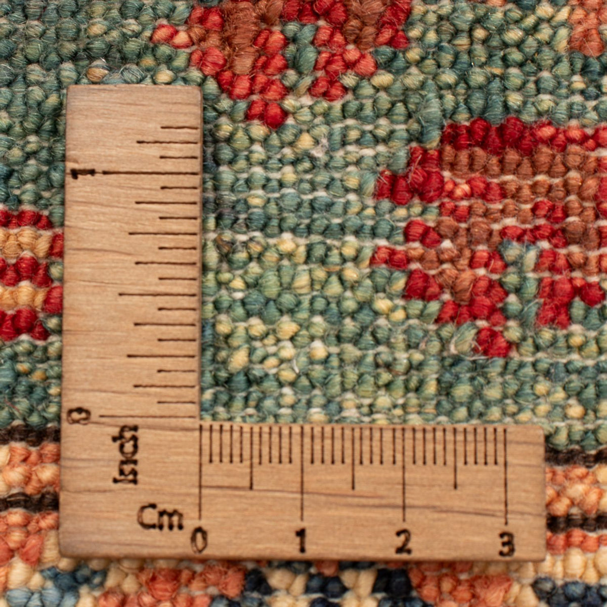 Alfombra Ziegler - Kazak - Real - 90 x 60 cm - verde