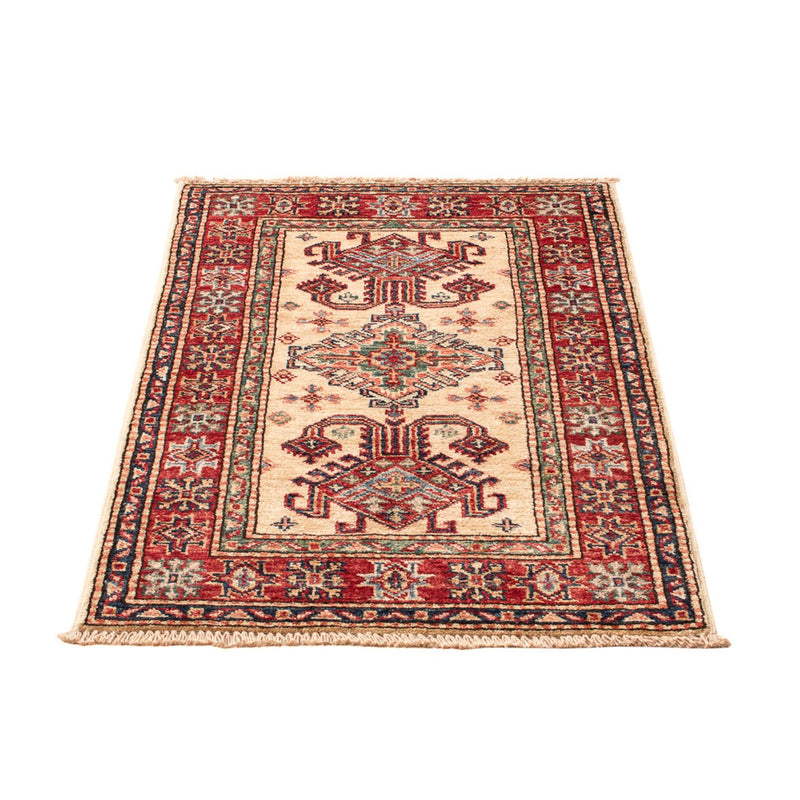 Alfombra Ziegler - Kazak - Real - 88 x 60 cm - beige claro