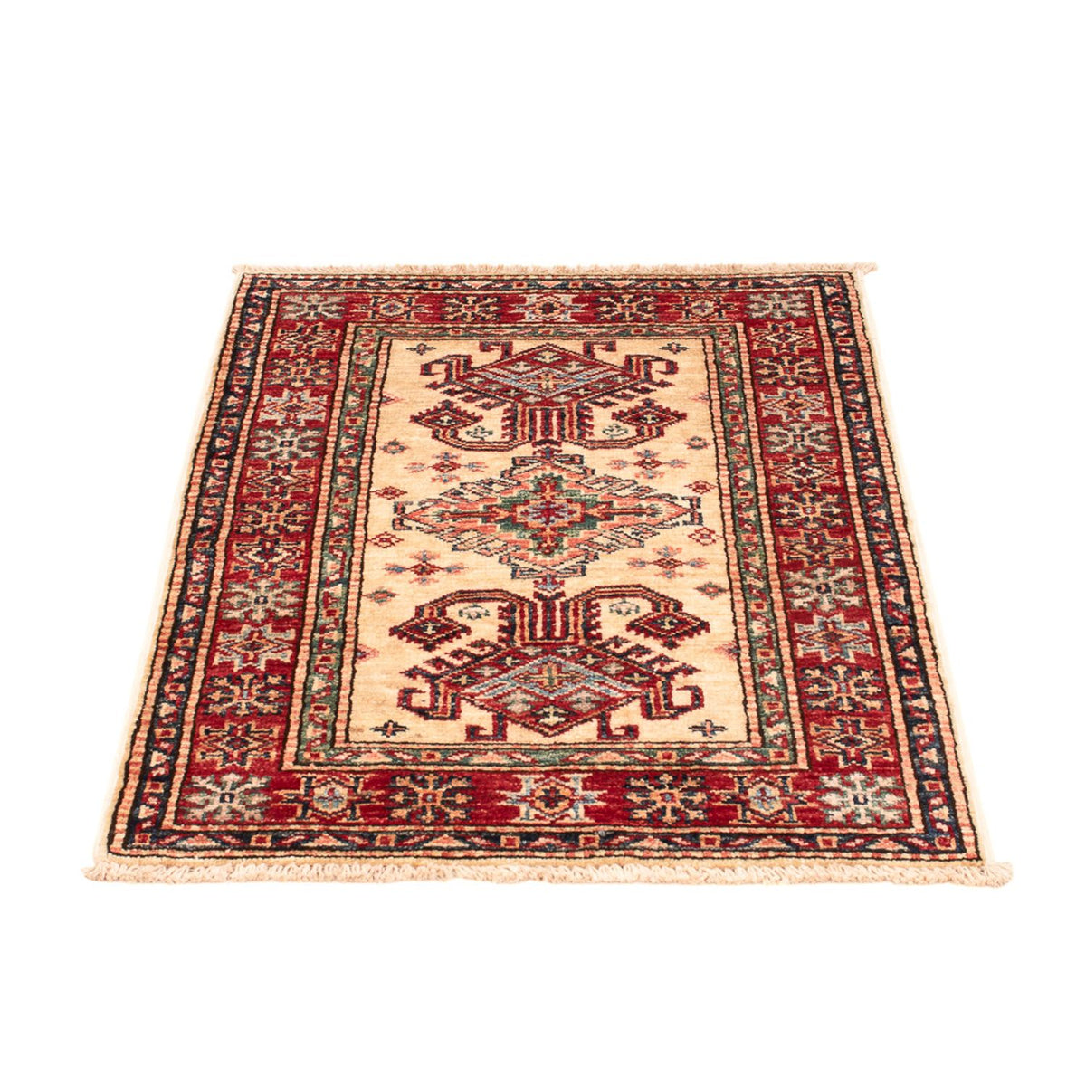 Alfombra Ziegler - Kazak - Real - 88 x 61 cm - beige
