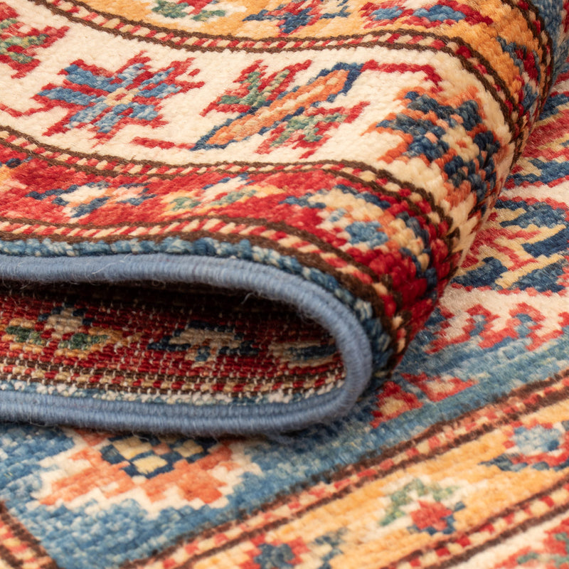 Alfombra Ziegler - Kazak - Real - 94 x 61 cm - azul