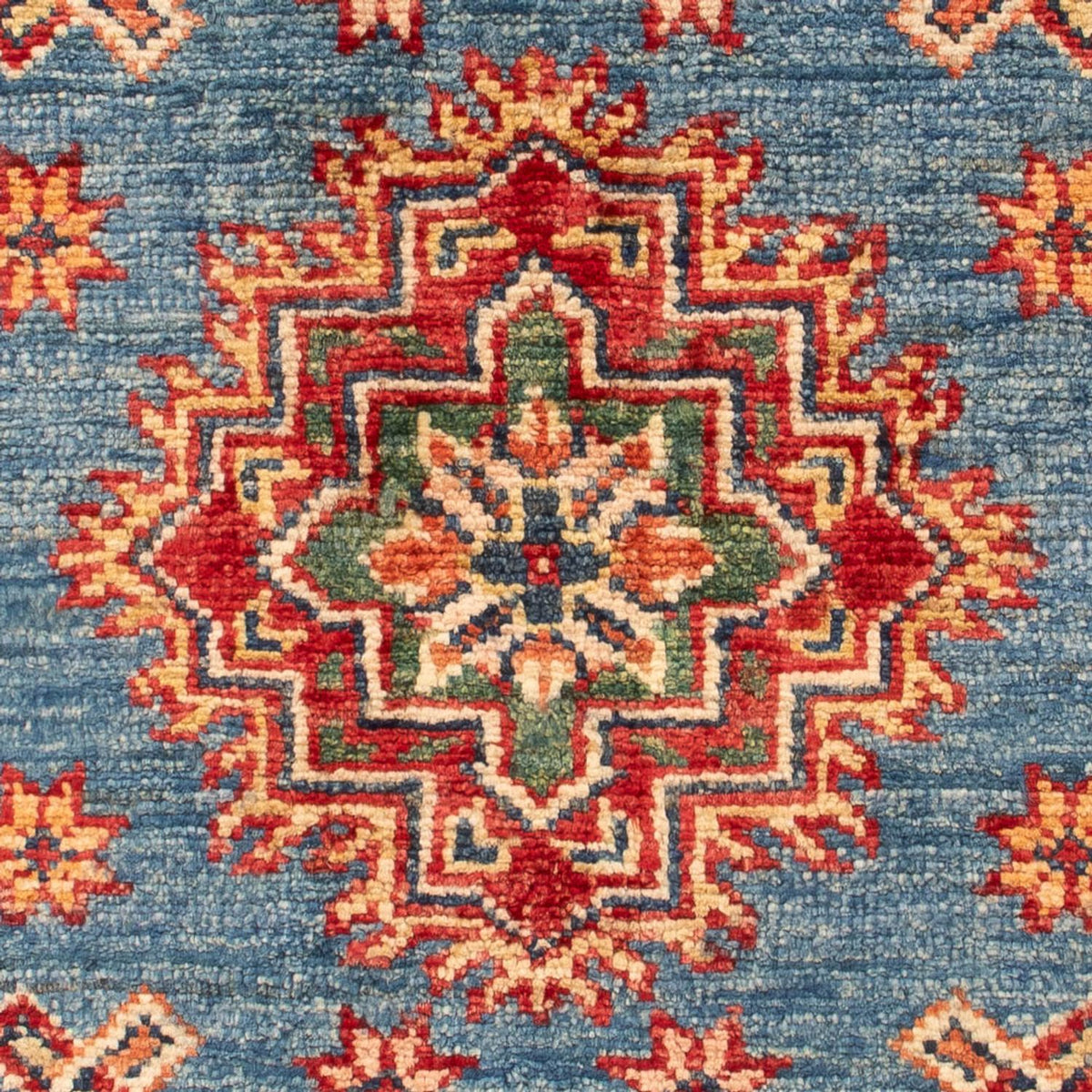 Alfombra Ziegler - Kazak - Real - 94 x 60 cm - azul