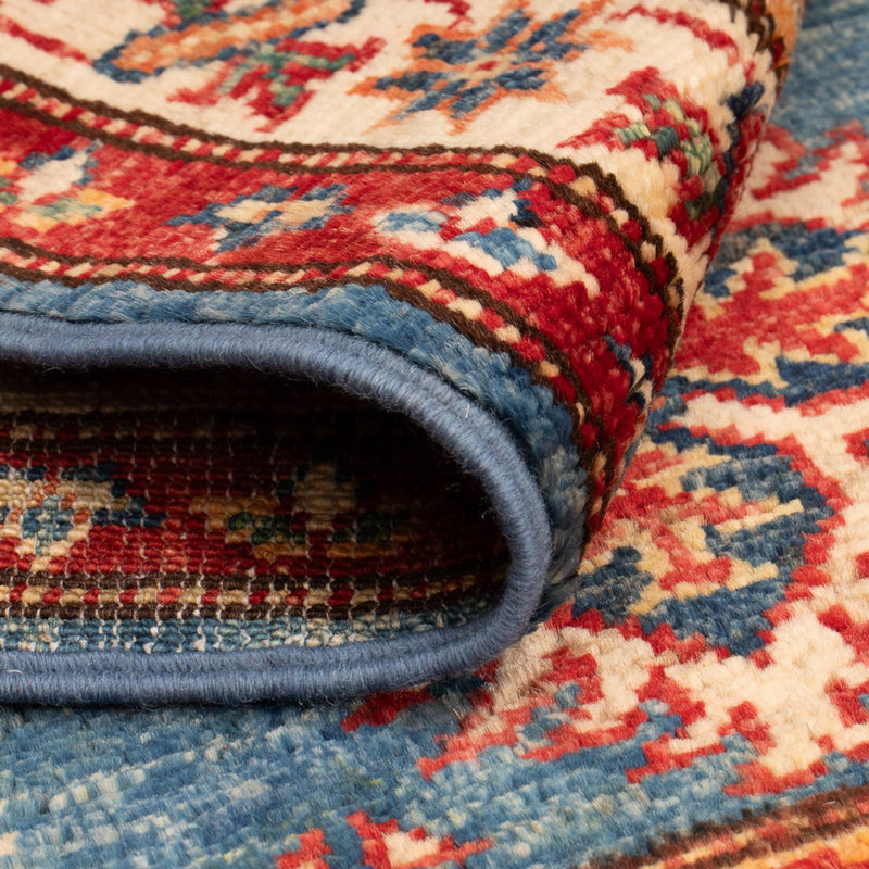 Alfombra Ziegler - Kazak - Real - 94 x 60 cm - azul