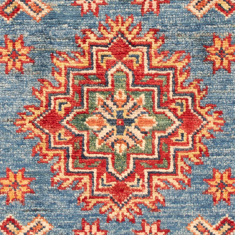 Alfombra Ziegler - Kazak - Real - 94 x 58 cm - azul