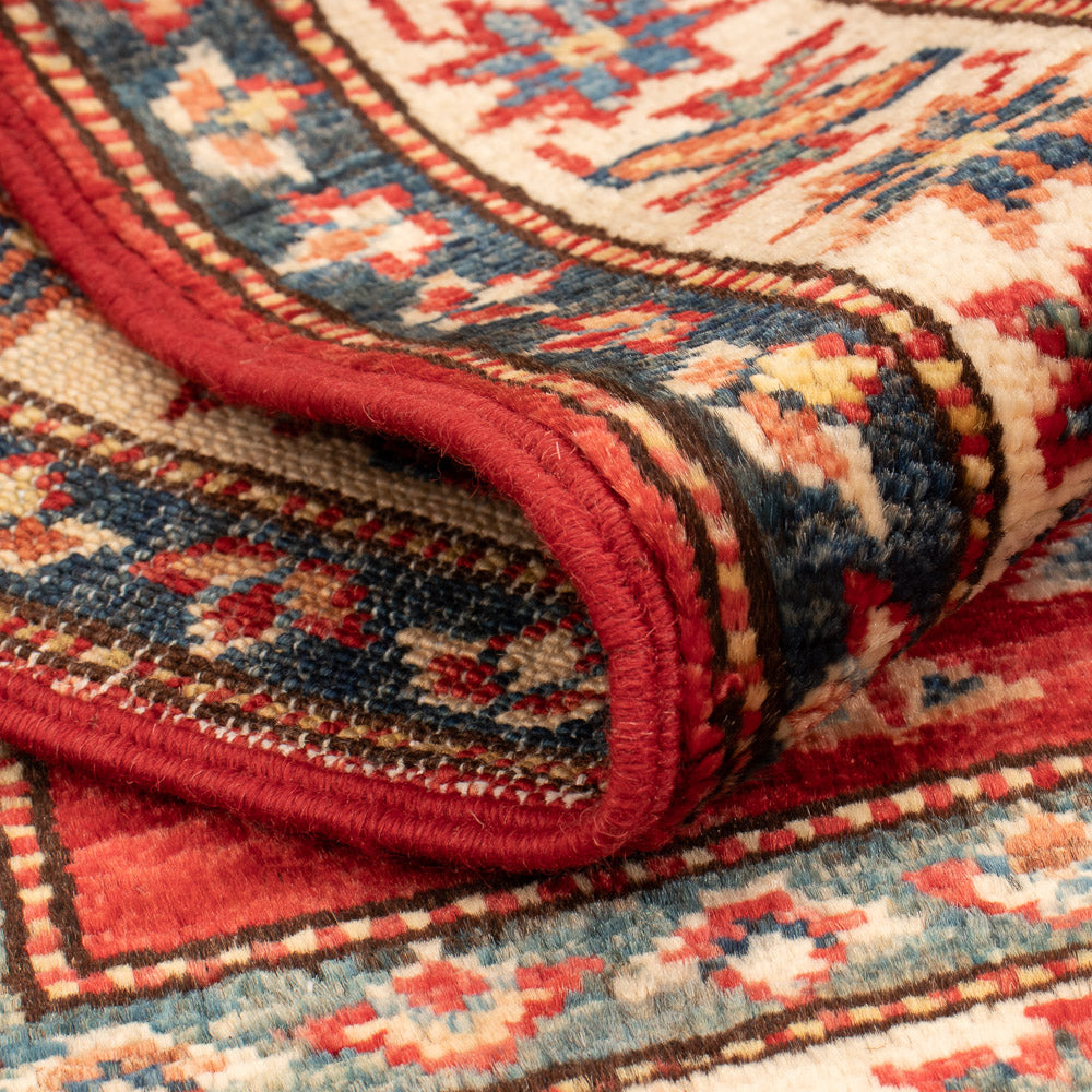 Alfombra Ziegler - Kazak - Real - 89 x 60 cm - rojo