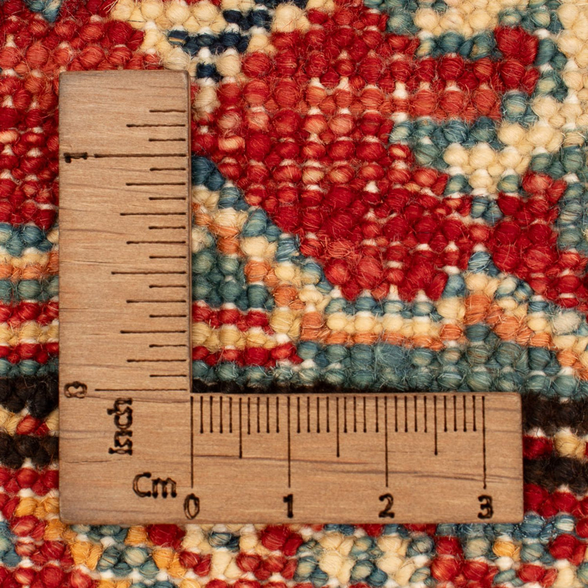 Alfombra Ziegler - Kazak - Real - 92 x 57 cm - verde claro