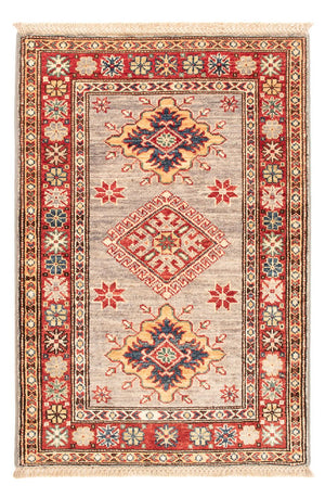 Alfombra Ziegler - Kazak - Real - 92 x 61 cm - gris claro