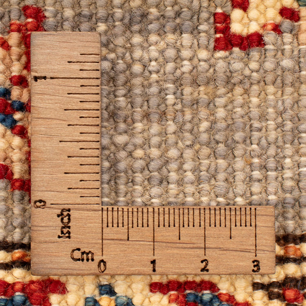 Alfombra Ziegler - Kazak - Real - 92 x 64 cm - gris claro