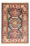 Alfombra Ziegler - Kazak - Real - 90 x 60 cm - azul petróleo