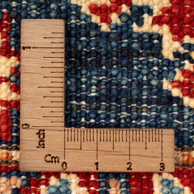 Alfombra Ziegler - Kazak - Real - 90 x 60 cm - azul petróleo