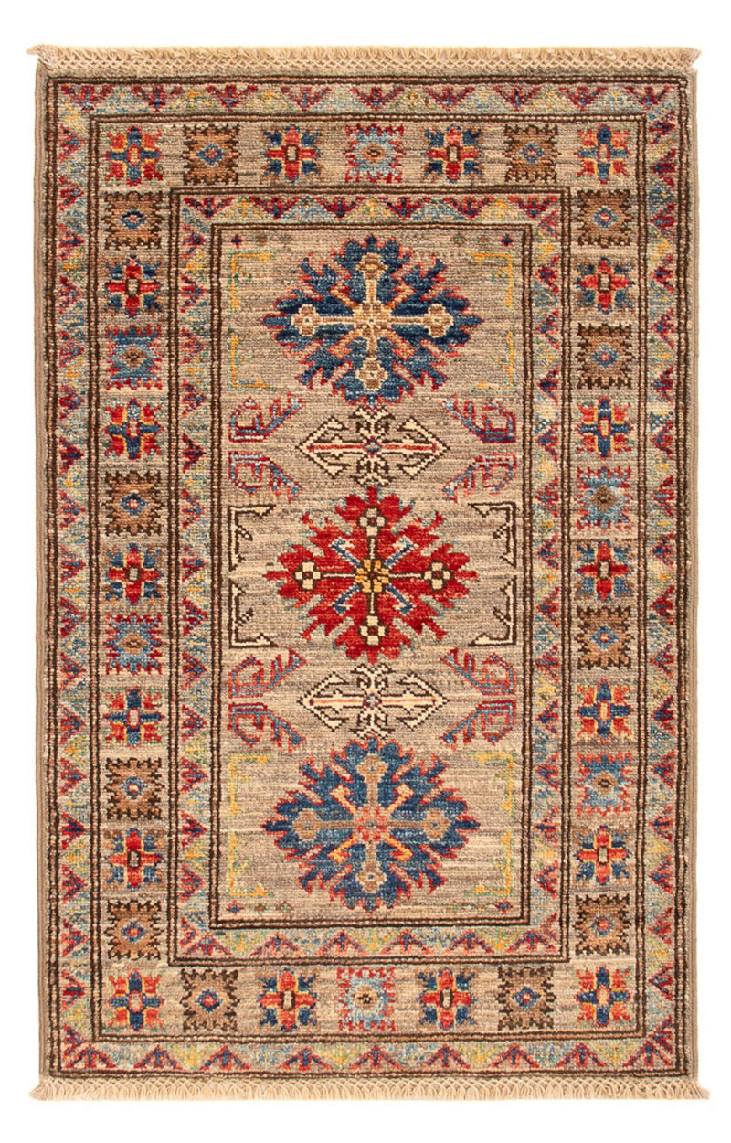 Alfombra Ziegler - Kazak - Real - 92 x 58 cm - arena