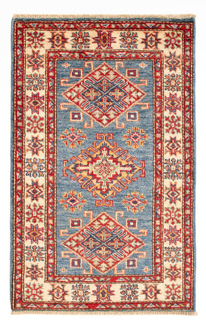 Alfombra Ziegler - Kazak - Real - 99 x 62 cm - azul
